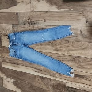 Zara Medium Wash Skinny Jeans Size 6